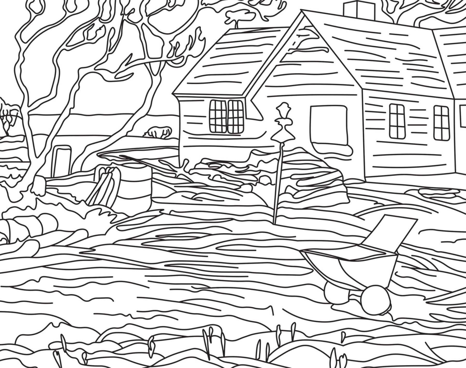 Doris McCarthy Gallery - Doris McCarthy Colouring Pages